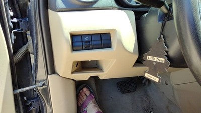 2004-2009 Mazda 3 Lower Dash Under Column Knee Bolster Trim Panel Oem Beige Br7