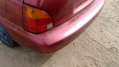 1996-1999 Saturn Sw2 Rear Bumper Cover Assembly Oem Back Red