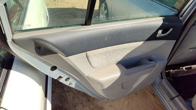 06-07 Hyundai Sonata Driver Left Rear Door Trim Panel With Switches Back Fz Gray
