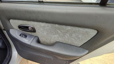 01-03 Hyundai Elantra Passenger Right Rear Inside Door Trim Panel Only Back Gray