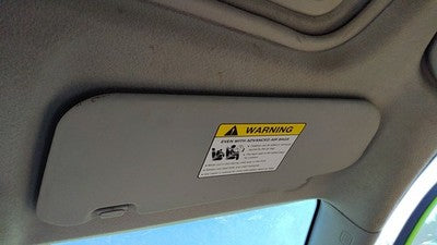 2004-2009 Mazda 3 Passenger Right Sun Visor Oem Black Bn8r69270c77
