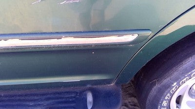 97-02 Expedition Driver Left Rear Moulding From Door Back Trim Strip Green Su