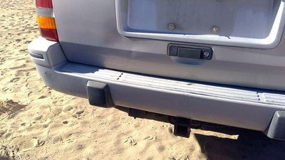 1993-1995 Jeep Grand Cherokee Rear Bumper Cover Assembly Oem Back Silver