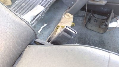1993 Ford Van E150 Passenger Right Front Seat Belt Buckle Female Receiver Gray