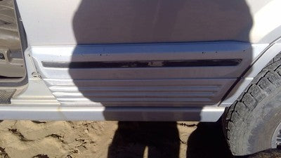 1994 Jeep Grand Cherokee Driver Left Rear Moulding From Door Back Trim Silver