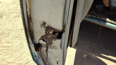 1986 Dodge Ram W150 Driver Left Front Door Latch With Rods/Cables Oem