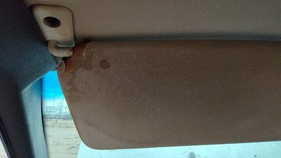 1991 Volvo 740 Driver Left Sun Visor Oem Gray