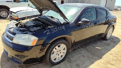 2008-14 Dodge Avenger Driver Left Front Spindle Steering Knuckle With Wheel Hub