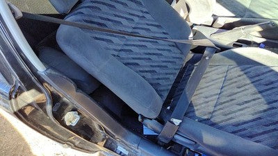 1998 Honda Civic Passenger Right Front Seat Belt Retractor Shoulder Coupe Gray