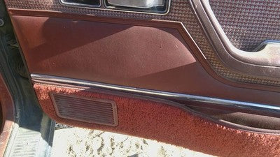 85 Jeep Cherokee Passenger Right Front Inside Door Trim Panel Only Oem 2 Dr Red