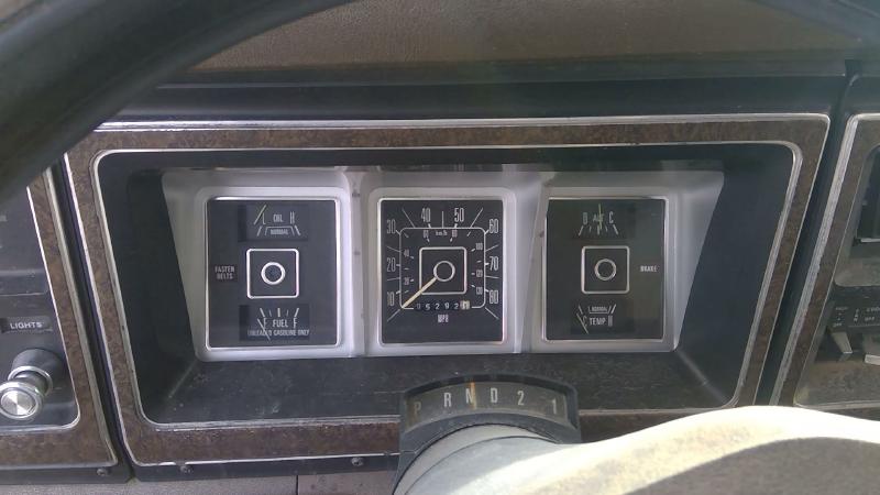 1979 Ford Van E250 Dash Panel