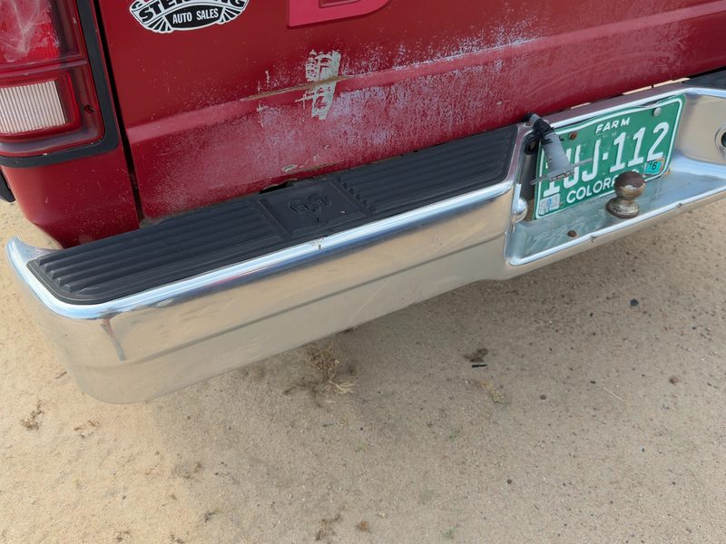 1987-1996 Dodge Dakota (mid-size) Rear Bumper Assembly