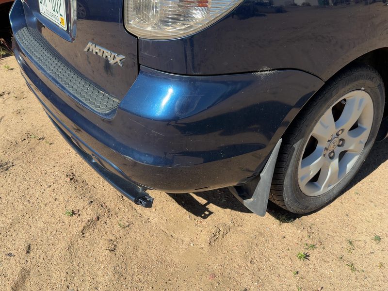 2003-2008 Toyota Matrix Rear Bumper Assembly