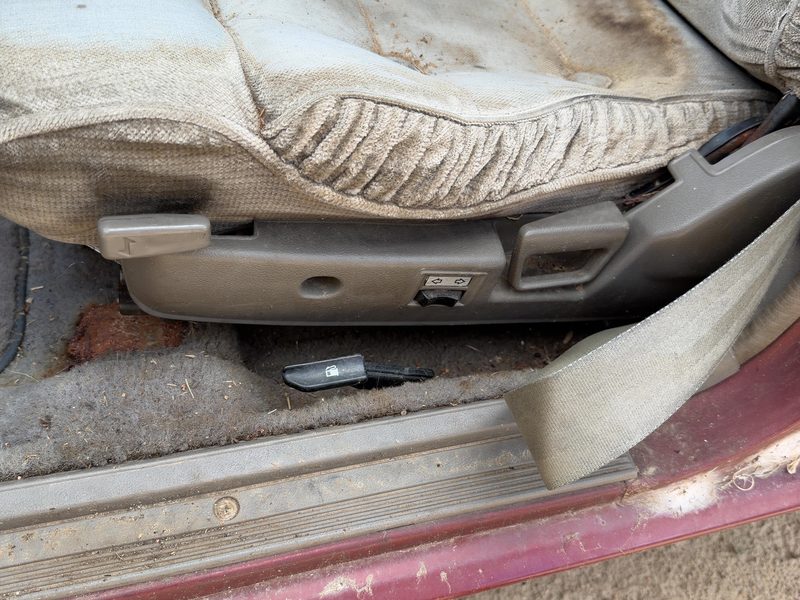 1987 Nissan Maxima Seat Track LH