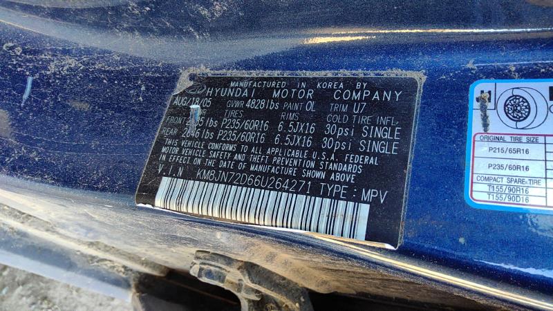 2005-2009 Hyundai Tucson Transmission Assy.