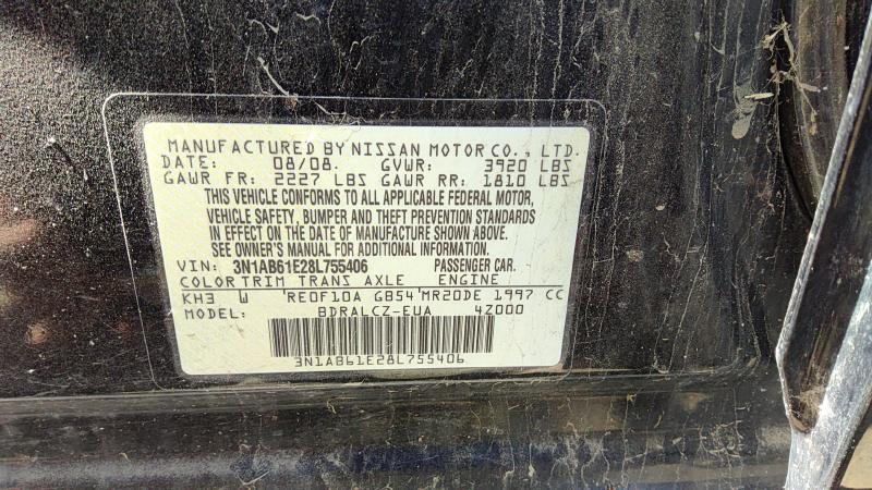 2007-2012 Nissan Sentra Front Door RH