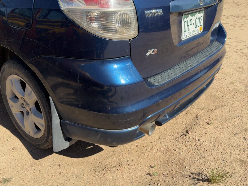 2003-2008 Toyota Matrix Rear Bumper Assembly