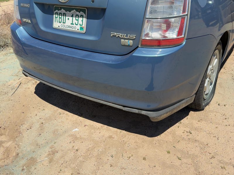 2004-2009 Toyota Prius Rear Bumper Assembly