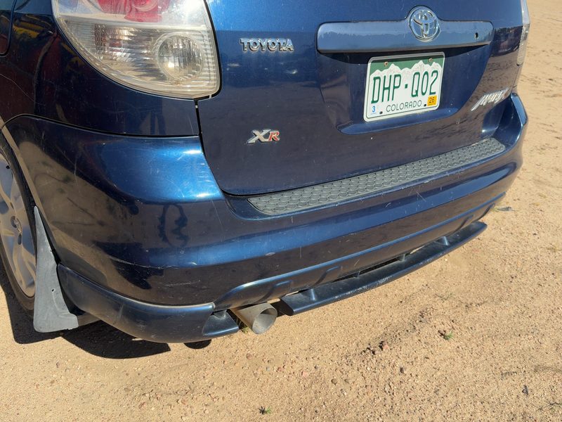 2003-2008 Toyota Matrix Rear Bumper Assembly