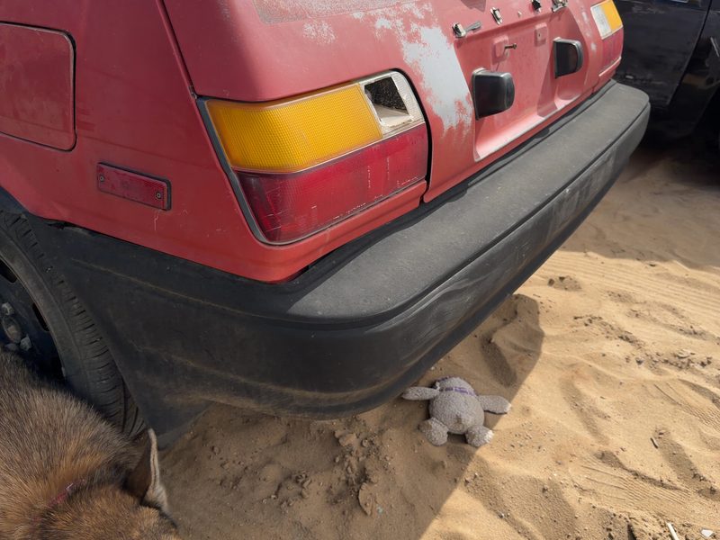 1987-1988 Toyota FX (includes Fx16) Rear Bumper Assembly