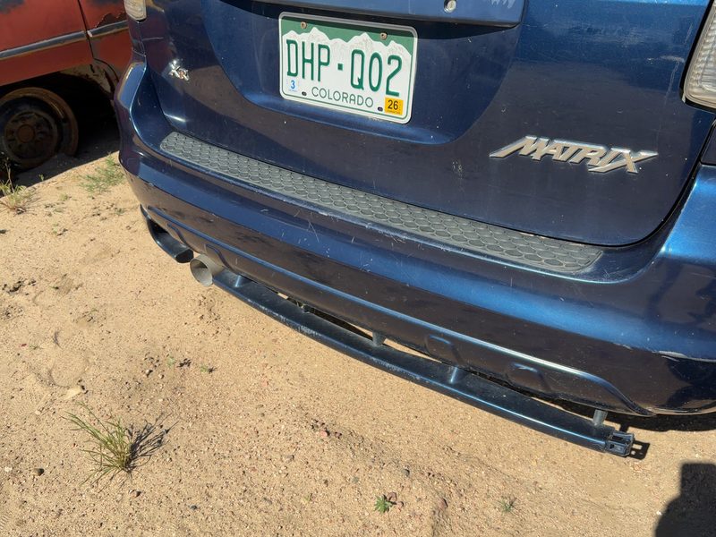 2003-2008 Toyota Matrix Rear Bumper Assembly