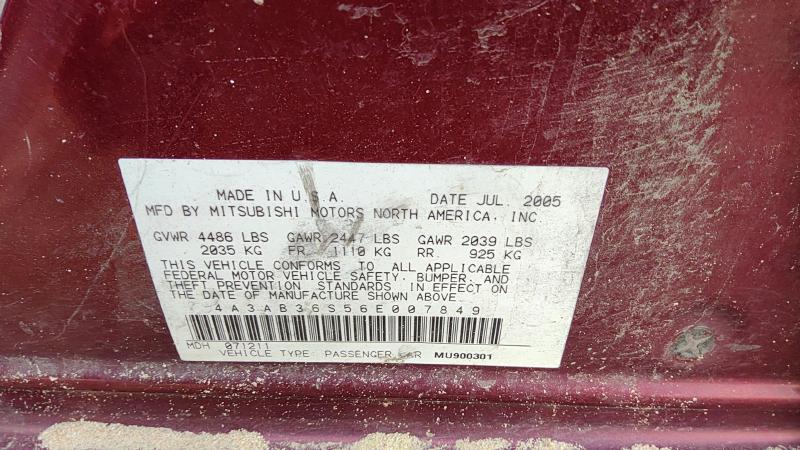 2004-2006 Mitsubishi Galant Crossmember/Cradle/Undercarria