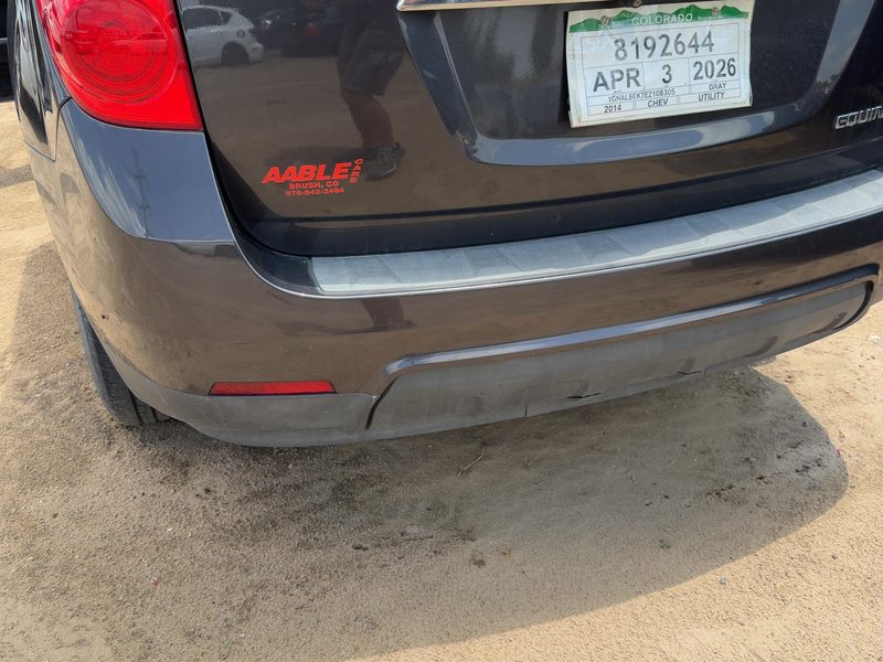 2010-2015 Chevrolet Equinox Rear Bumper Assembly