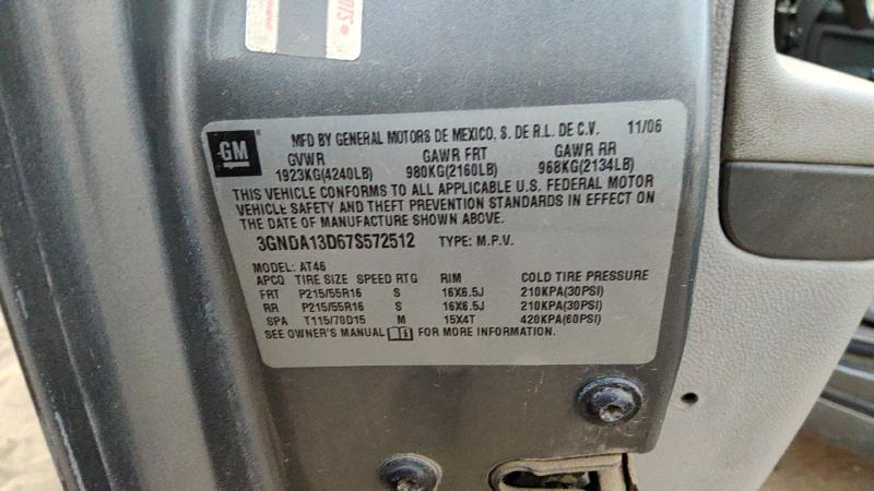 2006-2011 Chevrolet Hhr Trunk/Decklid/Hatch/Tailgate