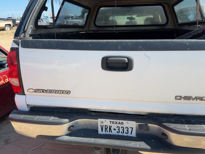 1999-2007 Chevrolet 2500 Silverado Pickup Trunk/Decklid/Hatch/Tailgate