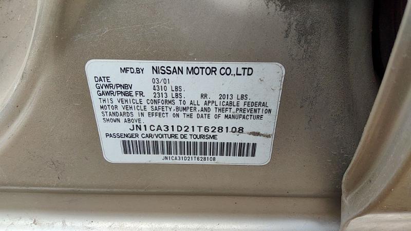 2000-2003 Nissan Maxima Front Door LH