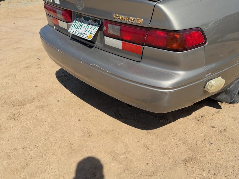 1997-1999 Toyota Camry Rear Bumper Assembly