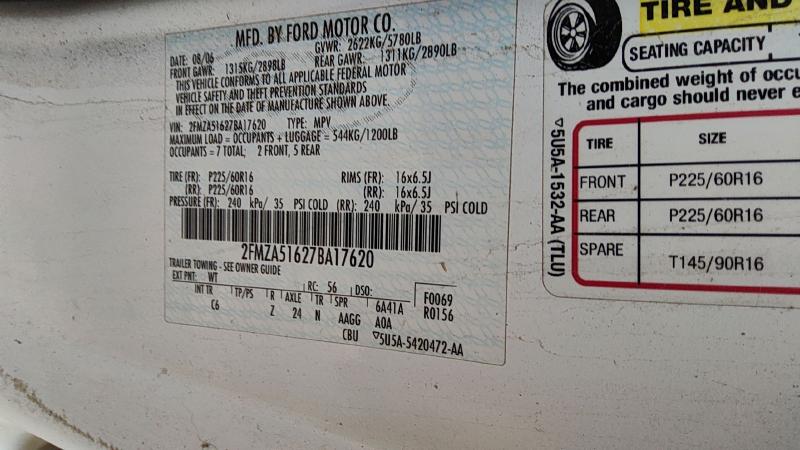 1999-2007 Ford Freestar Radiator