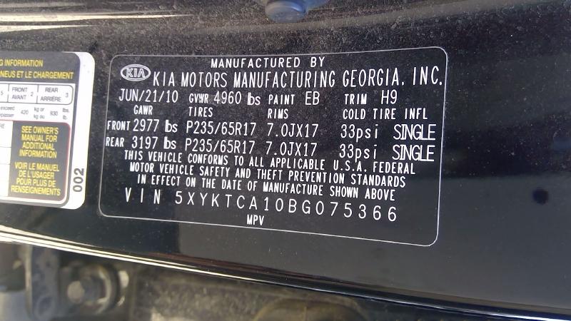 2010-2015 Kia Sorento Condenser