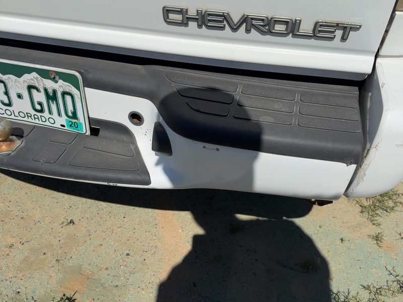 1998-2005 Blazer S10/jimmy S15 Rear Bumper Assembly