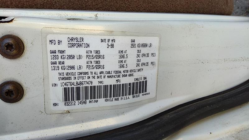 1998-2000 Chrysler Town & Country Cylinder Head