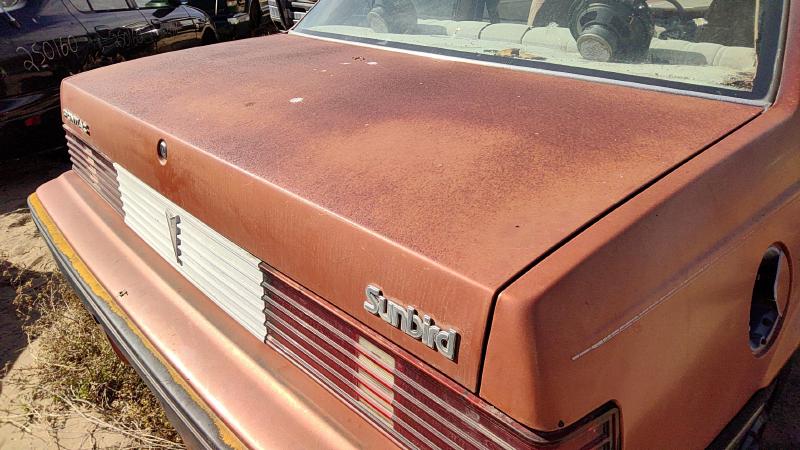 1982-1989 Pontiac Sunbird Trunk/Decklid/Hatch/Tailgate