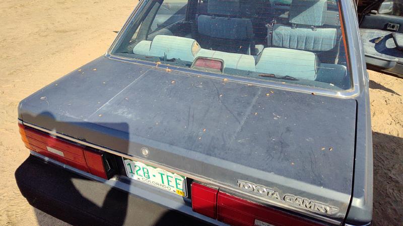 1983-1986 Toyota Camry Trunk/Decklid/Hatch/Tailgate