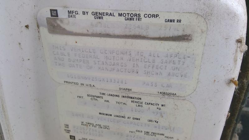 1977-1996 Chevrolet Caprice (80 & Up) Lower Control Arm Front RH