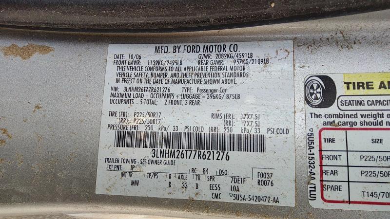 2006-2009 Lincoln Mkz Crossmember/Cradle/Undercarria