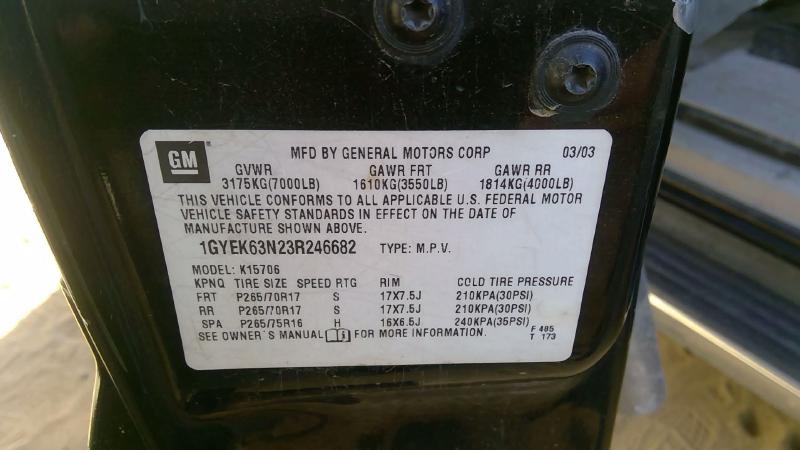 2003 Cadillac Escalade Transmission Assy.