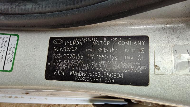 2001-2008 Hyundai Elantra Lower Control Arm Rr RH
