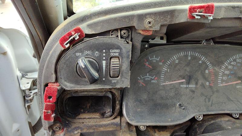 1999-2002 Dodge Ram Pickup 1500 Series Headlight Switch (Dash Mtd)