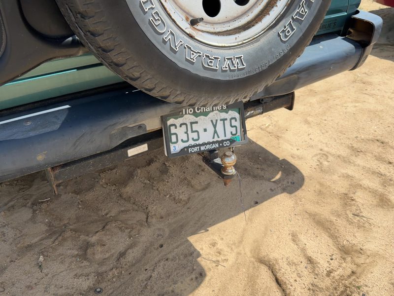 1993-1997 Isuzu Rodeo Rear Bumper Assembly