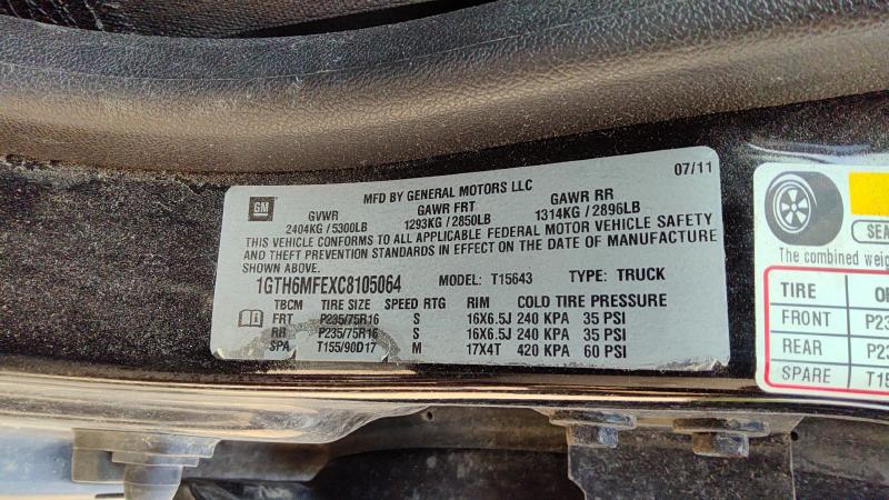2004-2012 GMC Canyon Radiator Support