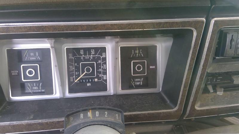 1979 Ford Van E250 Dash Panel