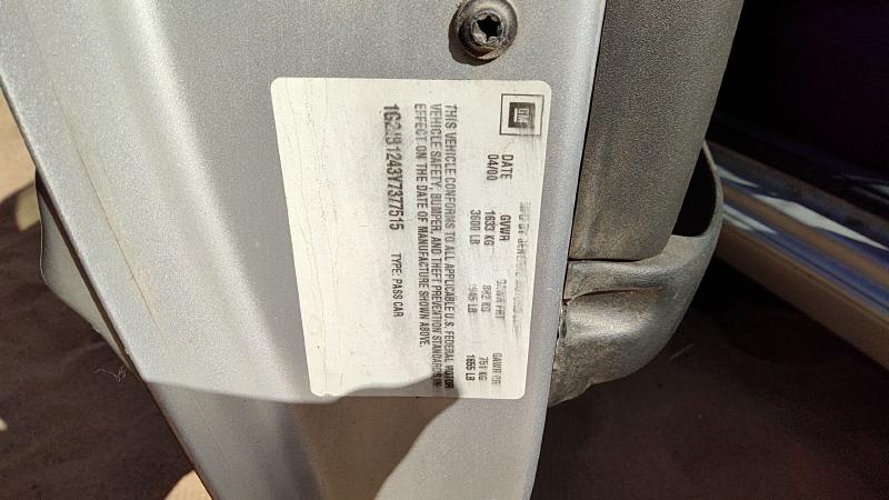 1995-2005 Pontiac Sunfire Trunk/Decklid/Hatch/Tailgate