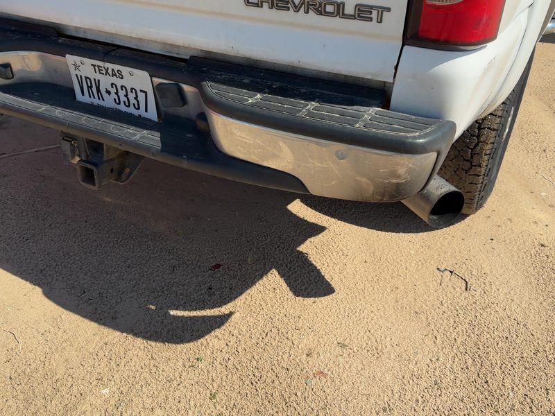 1999-2007 Chevrolet 2500 Silverado Pickup Rear Bumper Assembly