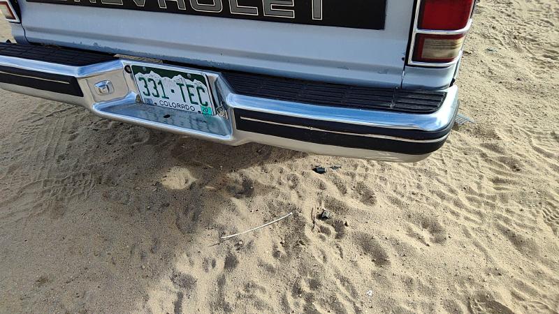 1982-1993 S10/s15/sonoma Pickup Rear Bumper Assembly