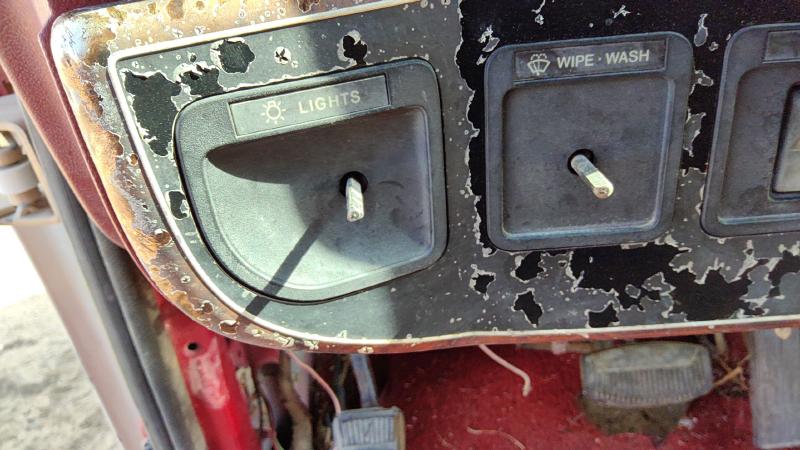 1988 Ford Pickup F150 Series Headlight Switch (Dash Mtd)