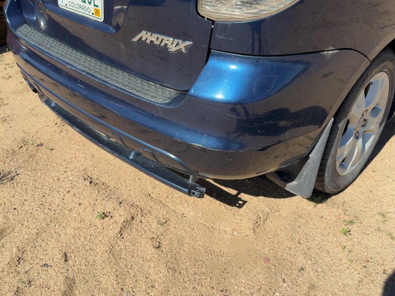 2003-2008 Toyota Matrix Rear Bumper Assembly